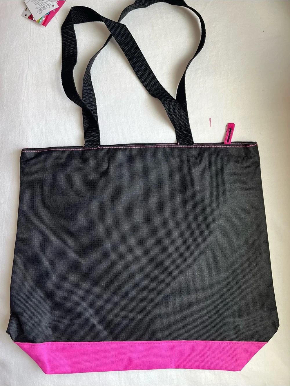 Vintage Hello Kitty Black & Pink Tote Bag Y2K Deadstock